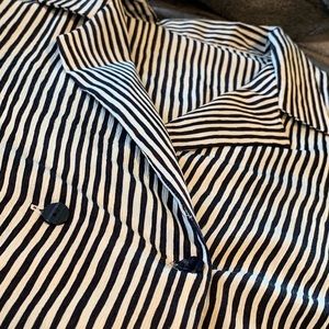 Blue and white sailor top.